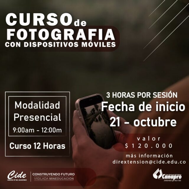 curso de fotografia CIDE